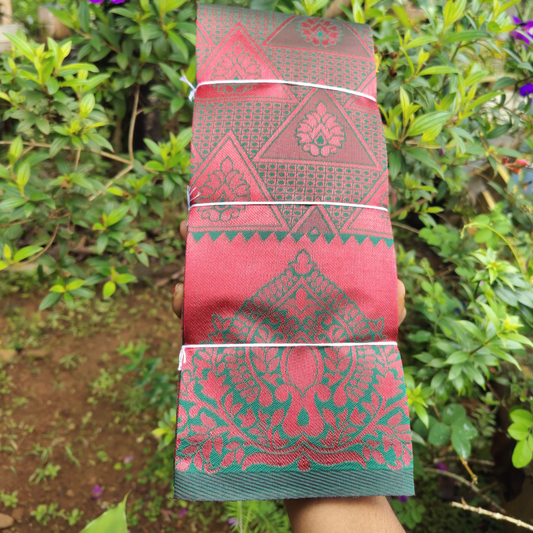 Vaidehi Vastra Regal Red and Green Soft Silk