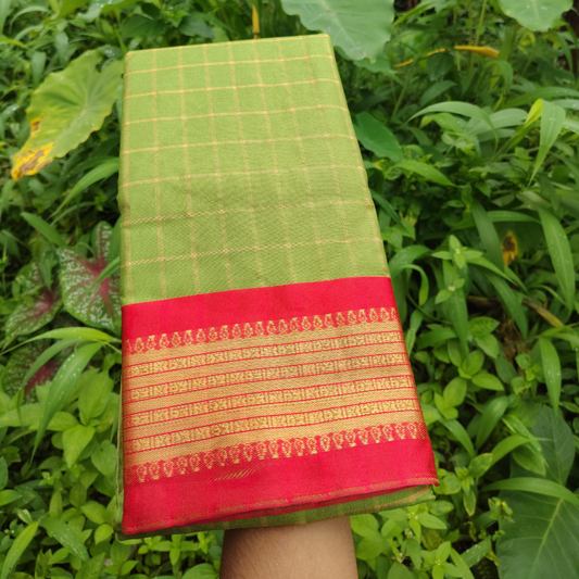 Vaidehi Vastra Chettinad Cotton Silk Saree